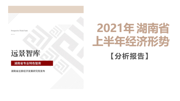 遠景智庫發(fā)布《2021年湖南省上半年經(jīng)濟形勢分析報告》 遠景智庫發(fā)布《2021年湖南省上半年經(jīng)濟形勢分析報告》